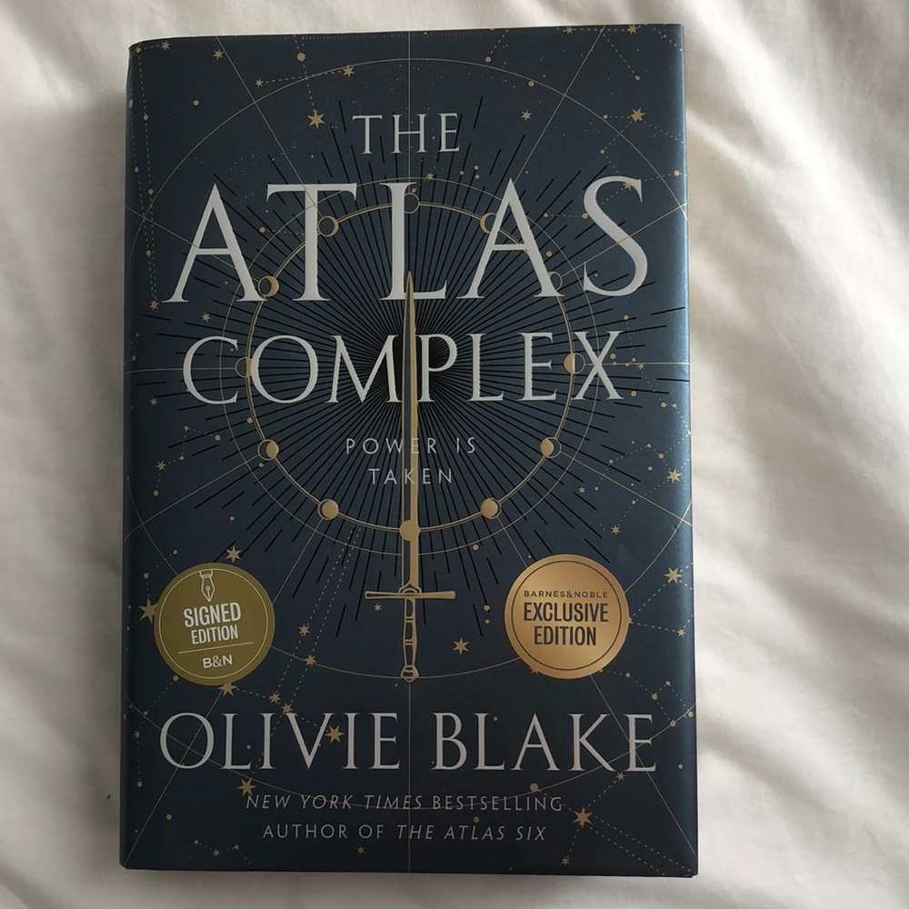 THE ATLAS COMPLEX (Barnes and noble exclusive edition + signed) by Olivie Blake